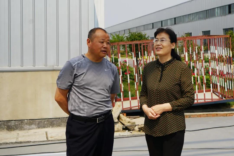 Linshu CPPCC Chairman Wu Yuqin visited Shantian for investigation